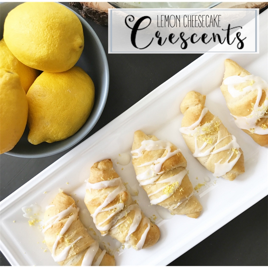 lemon cheesecake crescent rolls 