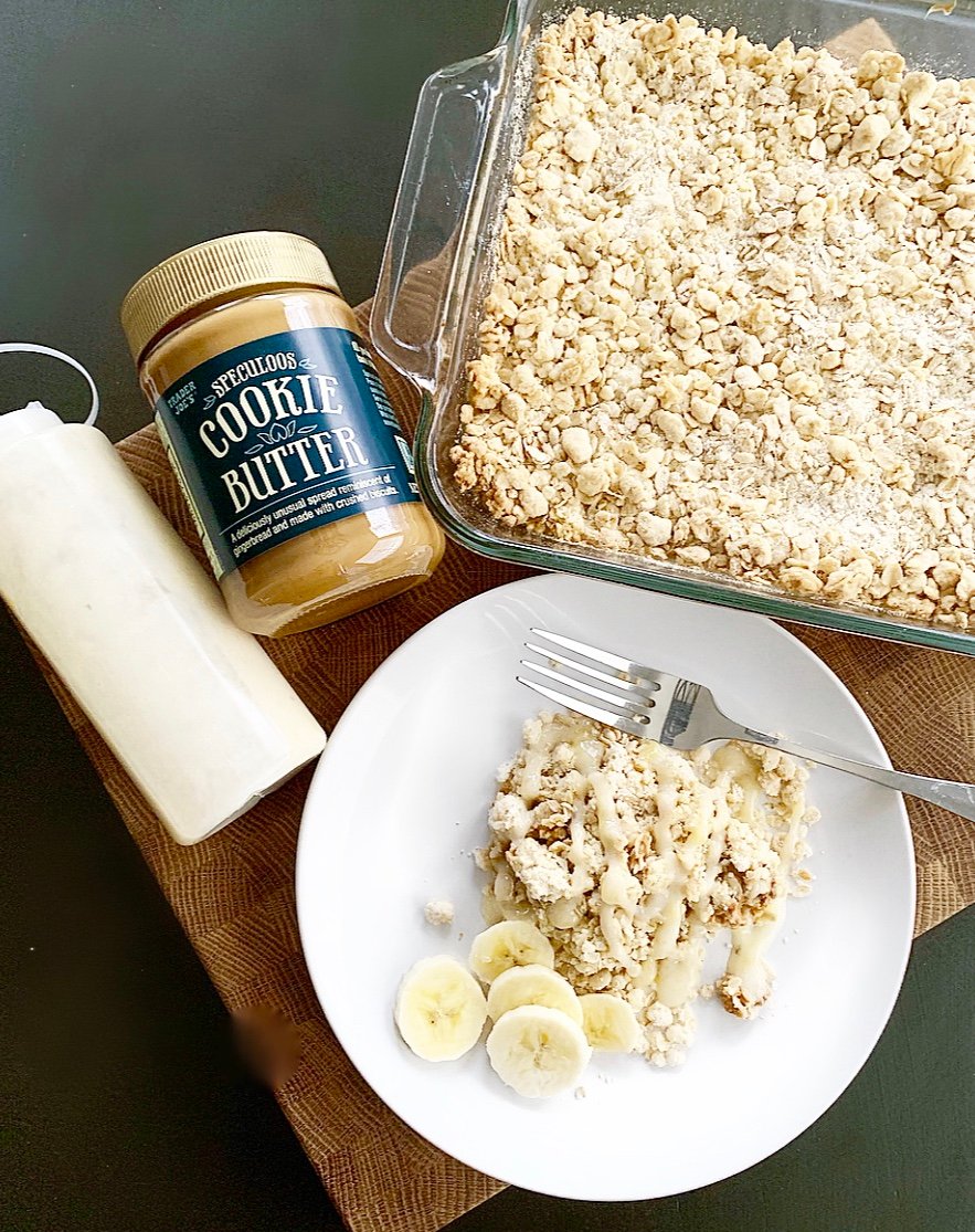 cookie butter oatmeal bake 