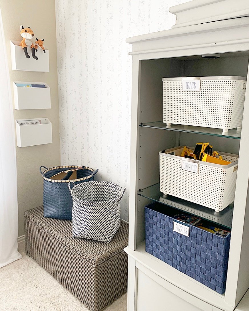 Playroom storage