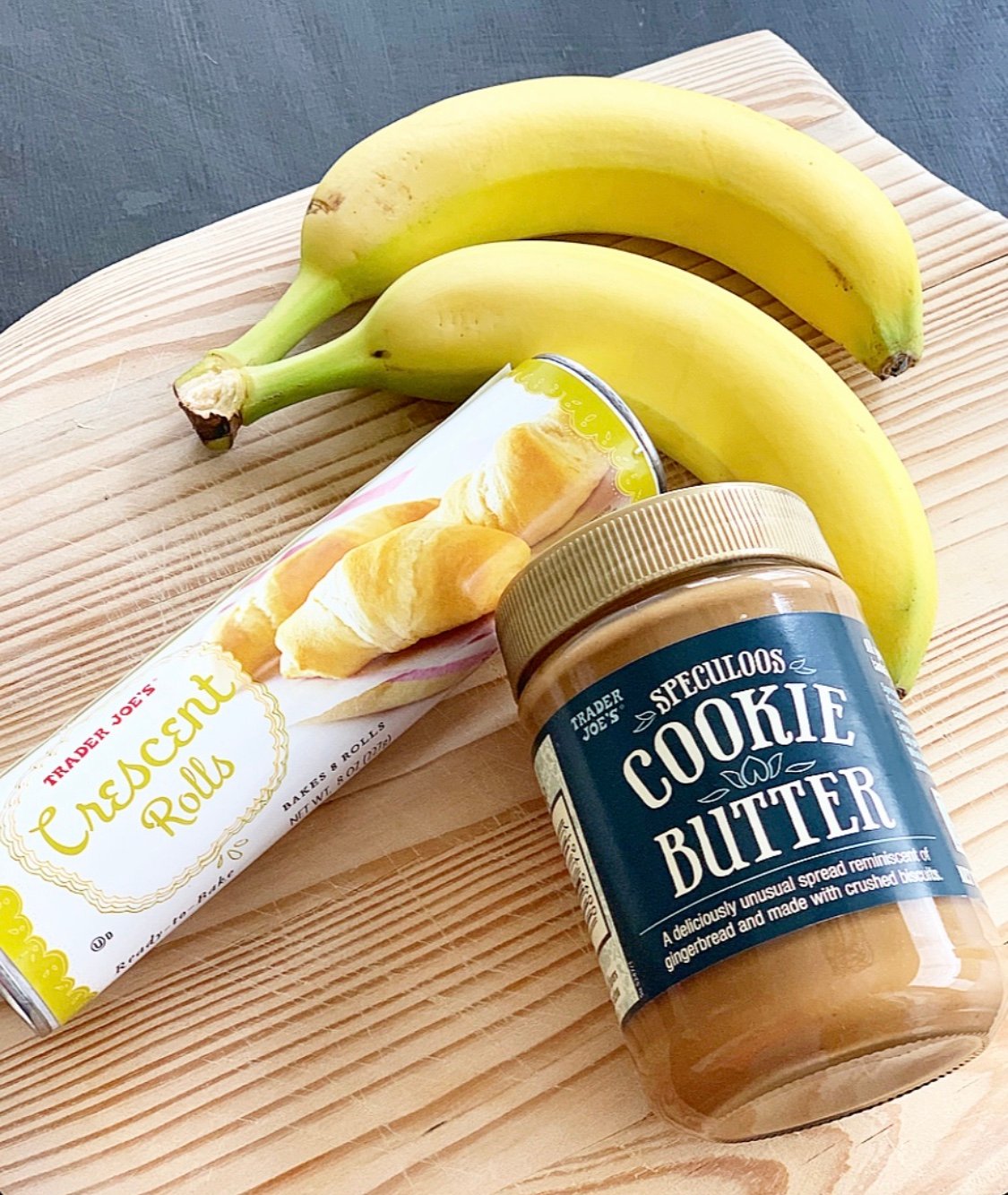 Trader Joe S Cookie Butter Banana Crescent Rolls Crisp Collective