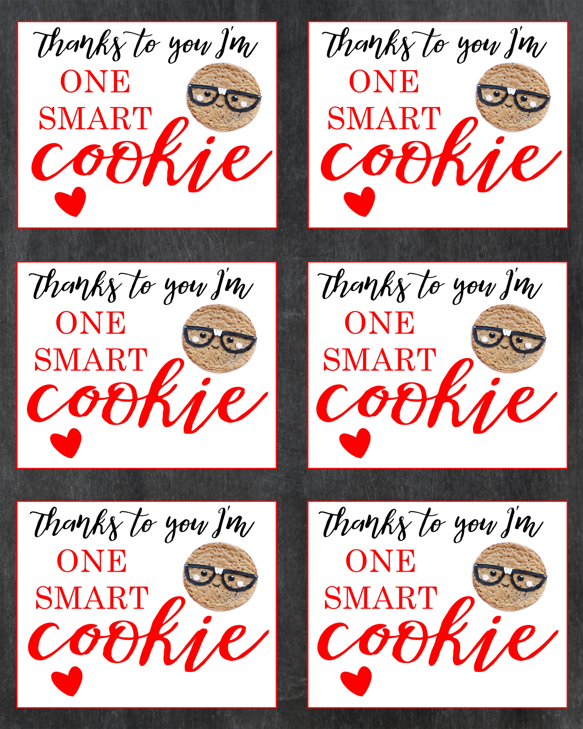 Smart Cookie Free Printable Free Templates Printable