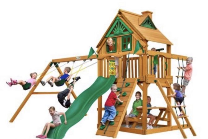 DIY Outdoor Play Set Makeover Crisp Collective