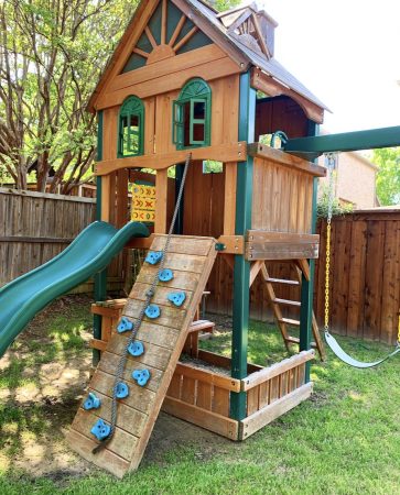 DIY Outdoor Play Set Makeover Crisp Collective