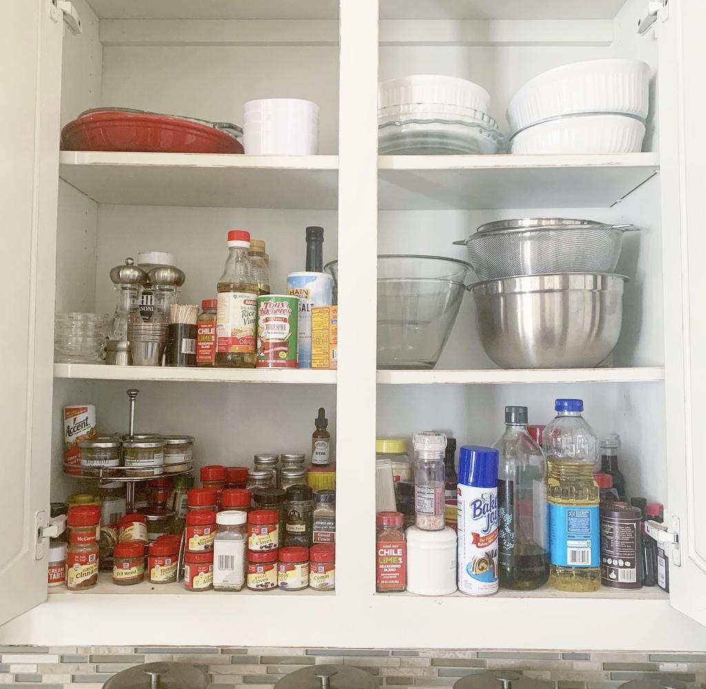 How I Completely Organized My Spice Shelf So I Can Read Every