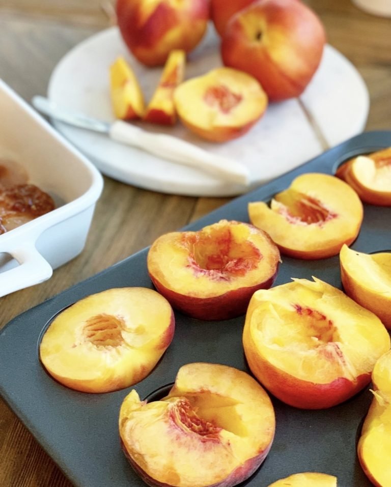 peach halves Crisp Collective