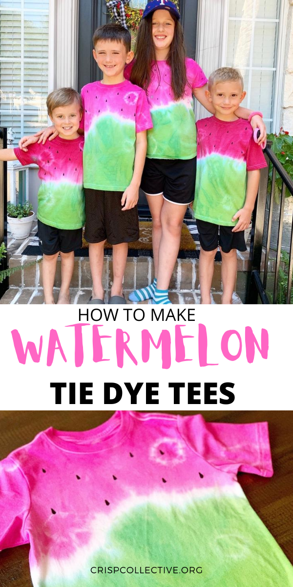 Food Watermelon Tie-Dye T-Shirt Tee Liquid Blue