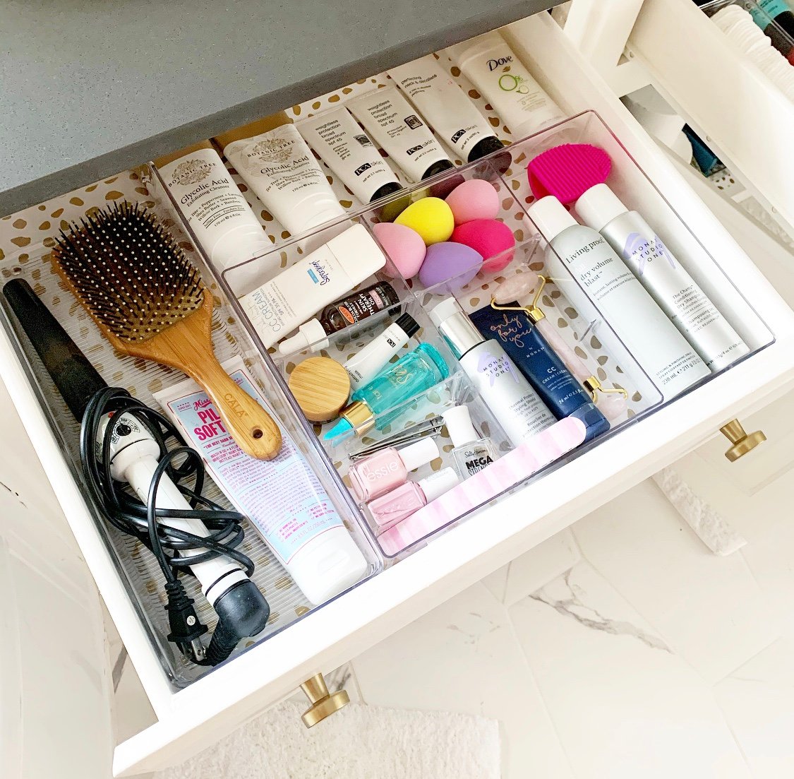 Bathroom Closet Organization - Crisp Collective