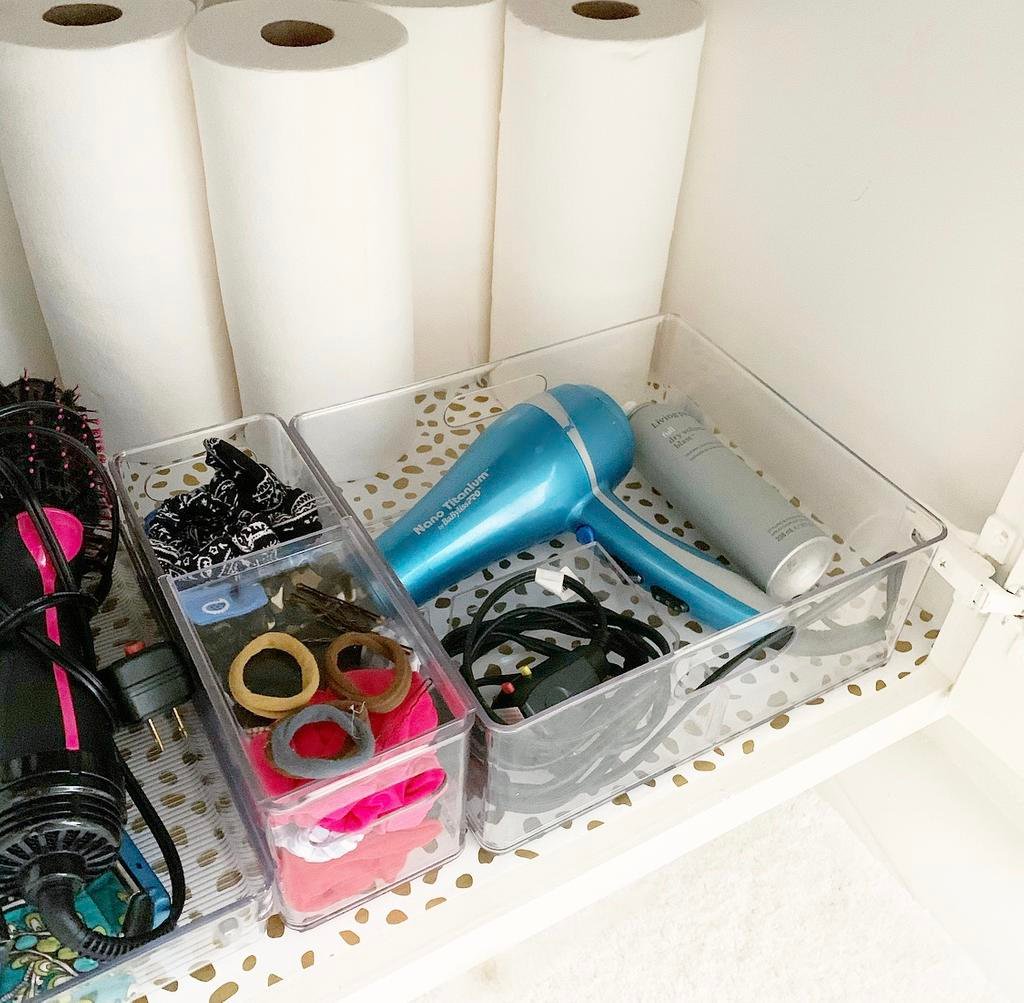 Bathroom Closet Organization - Crisp Collective