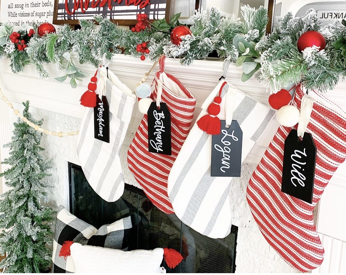 Christmas Mantel and Stocking Tag Coupon Code - Crisp Collective