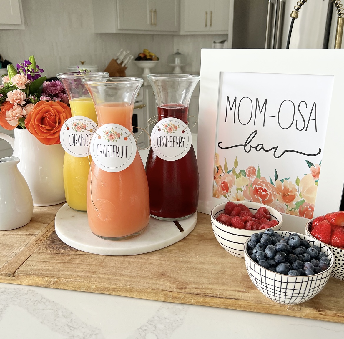 Mimosa Bar or Mom-osa Bar - You Choose - Treehouse Threads